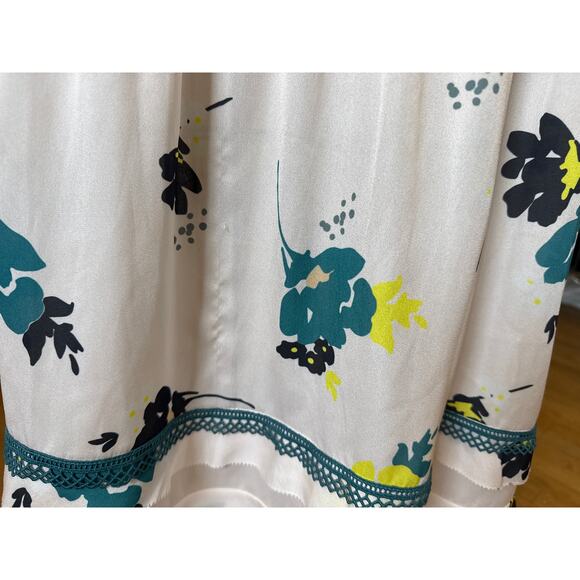 Self-Portrait Midi Tiered Floral Dress Size 4 - Picture 11 of 11